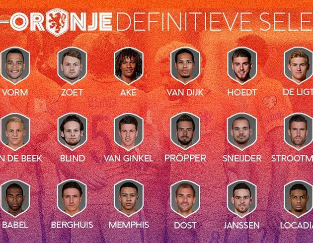 Hollanda Milli Tak�m kadrosu belli oldu! Bizden 2 futbolcu var