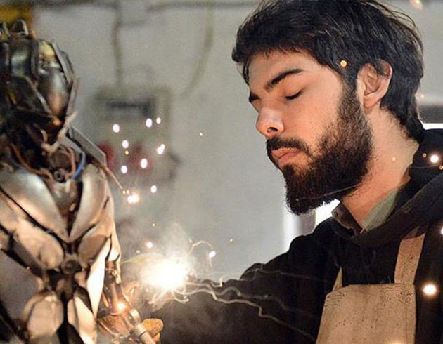 Metal hurdalara sanatsal dokunu
