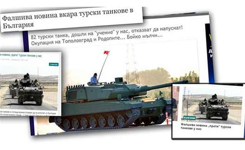 Trk tanklar iddias Bulgaristan' kartrd