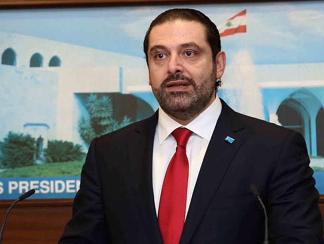 Kral Selman, istifa eden Lbnan Babakan Hariri ile grt
