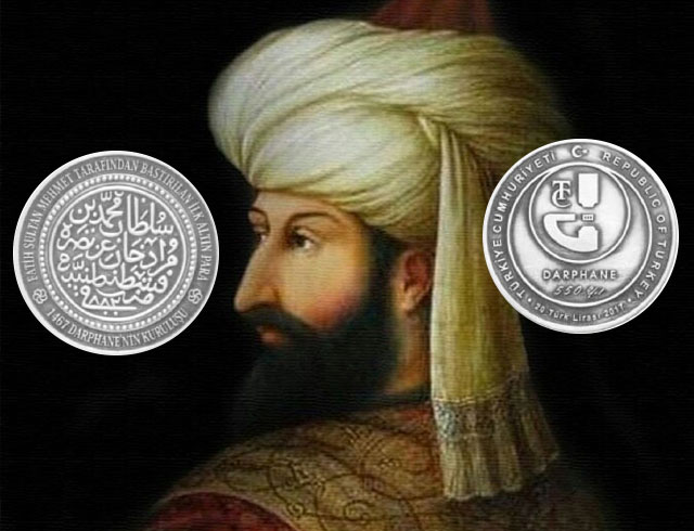 Fatih�in paras� 550 y�l sonra yeniden bas�ld�