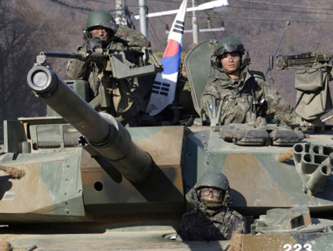 Gney Kore ordusu, alarm seviyesini ykseltti