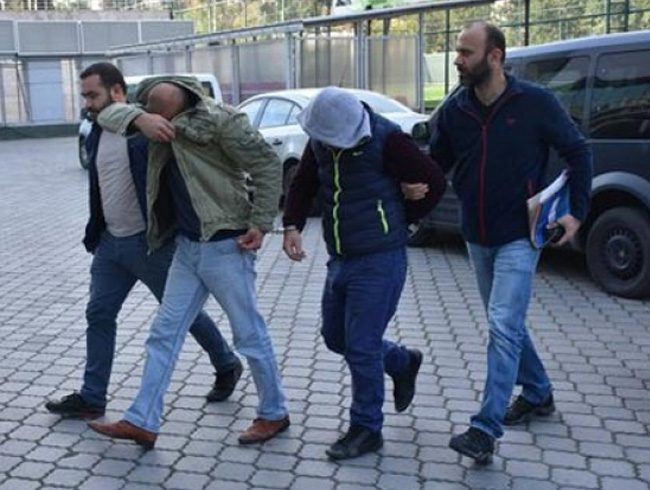 Samsun'da 3 ton fndk aldklar iddiasyla gzaltn alnan 4 kii tutukland