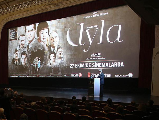 'Ayla' filmini yaklak 2 milyon kii seyretti