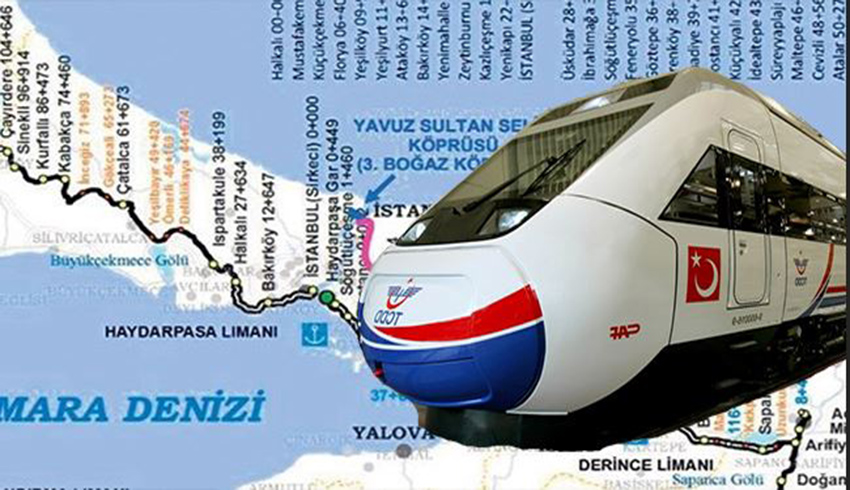 Gebze-Sabiha Gken-YSS Kprs YHT Hatt Demiryolu Projesi'nin ED raporu akland