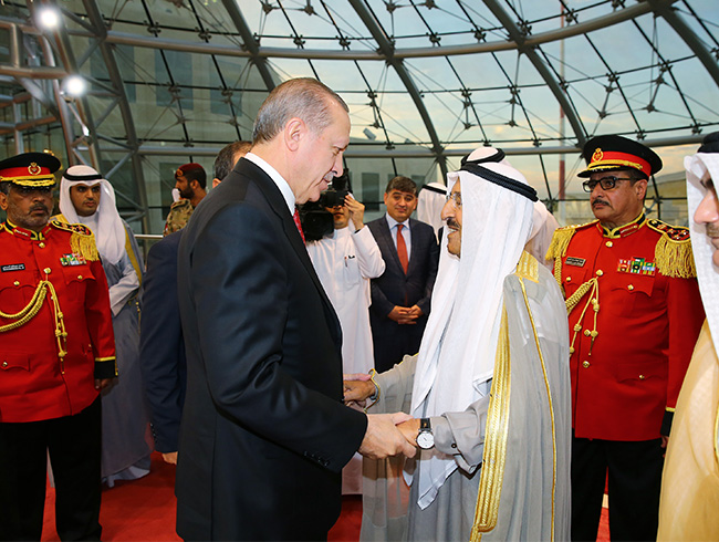 Kuveyt medyas, Cumhurbakan Erdoan'n ziyaretine youn ilgi gsterdi