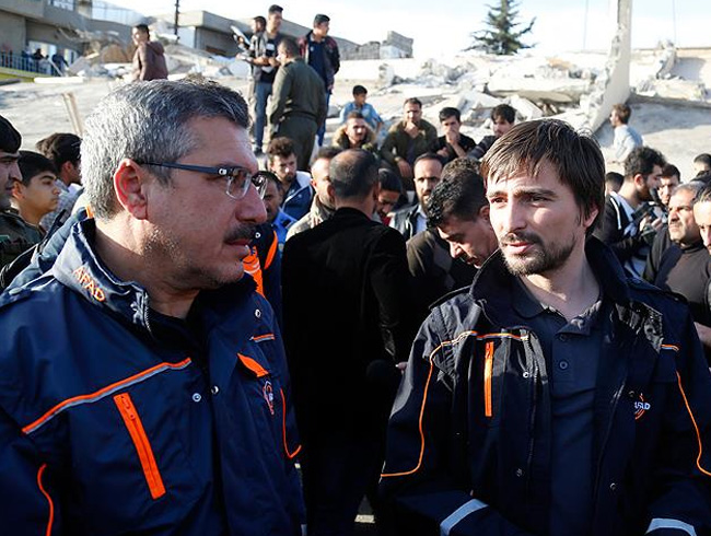 AFAD'dan Irakl depremzedelere yardm