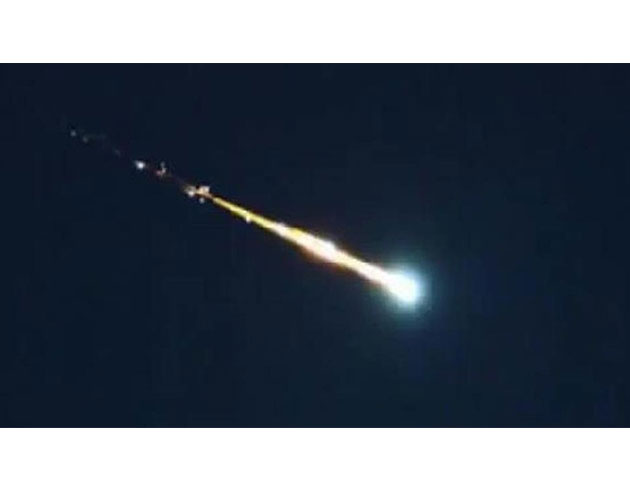 Finlandiya'nn Laponya blgesine meteor dt