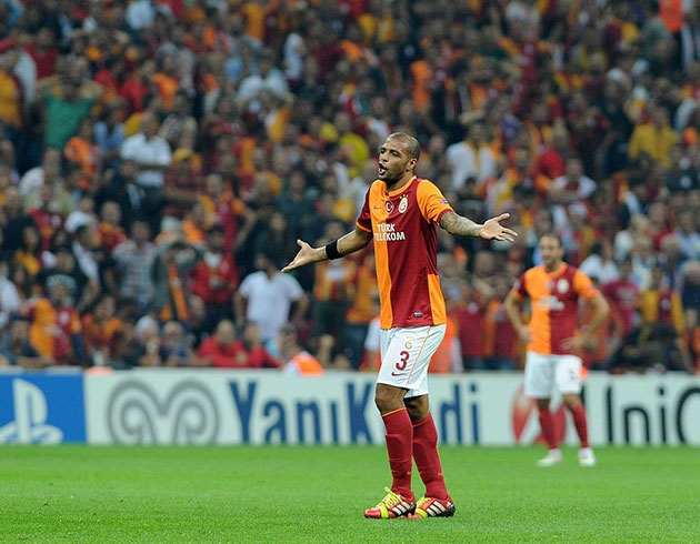 Galatasaray'n yedii gole Melo tepki gsterdi