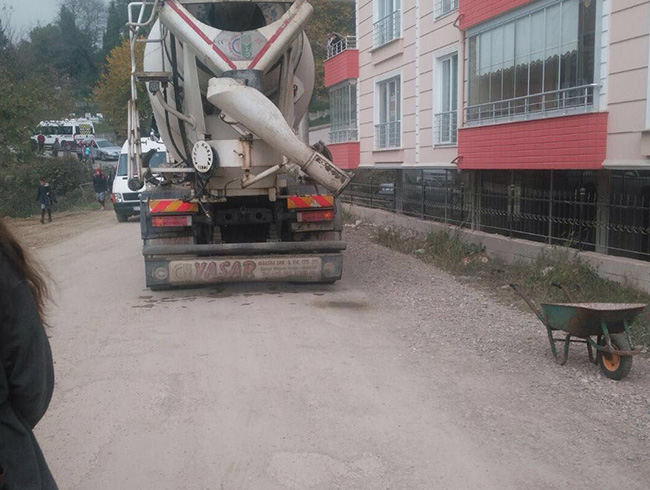 Beton mikserinin arpt yaya hayatn kaybetti