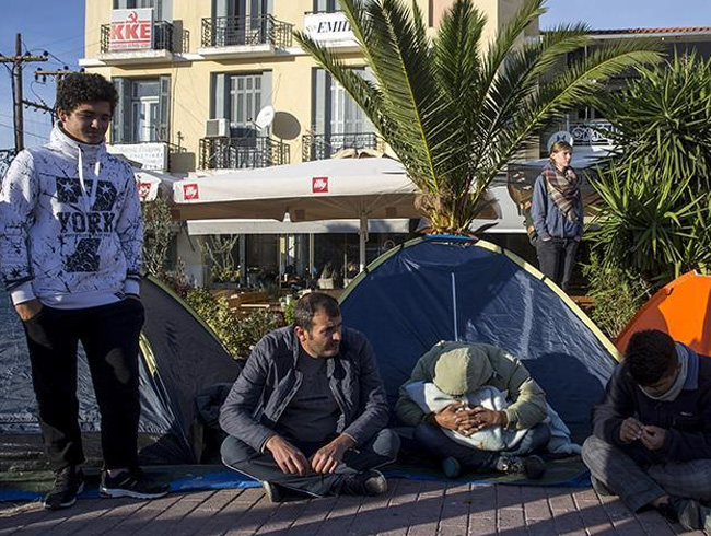 Midilli'de snmac kart gerginlik