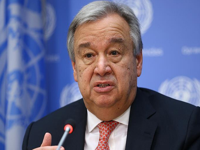 BM Genel Sekreteri Guterres: Terristler atma ortamlarndan menfaat salyor