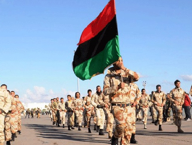 Libya'daki askeri glerin tek at altnda toplanacak