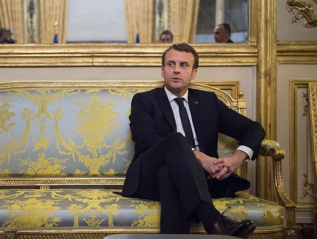 Macron, Paris'te Szydlo ile grt