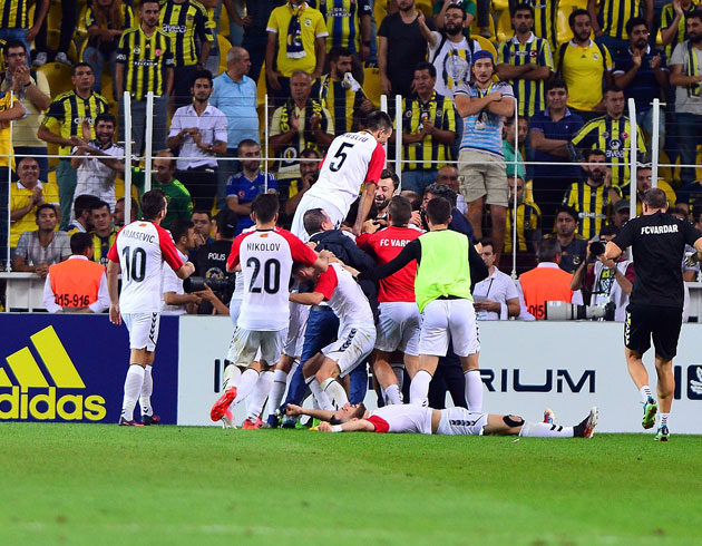 Vardar, Fenerbah�e�den sonra s�f�rlad� 