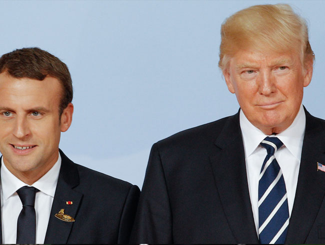 Trump ve Macron Msr'daki saldryla ilgili Sisi ile grt