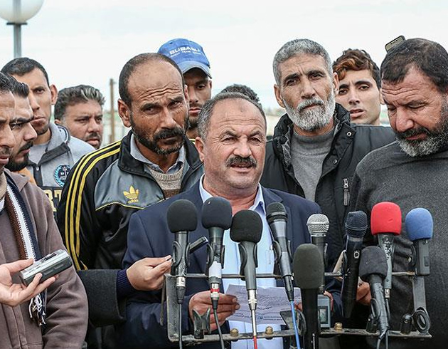 Gazzeli bal�k��lardan 'deniz ablukas�' kar��t� g�steri