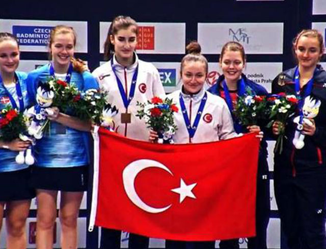 Trkiye, Uluslararas 17 Ya Avrupa Genler Badminton ampiyonas'nda Avrupa ampiyonu oldu 