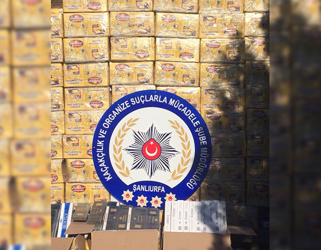 �anl�urfa'da sigara ka�ak��l���yla m�cadele