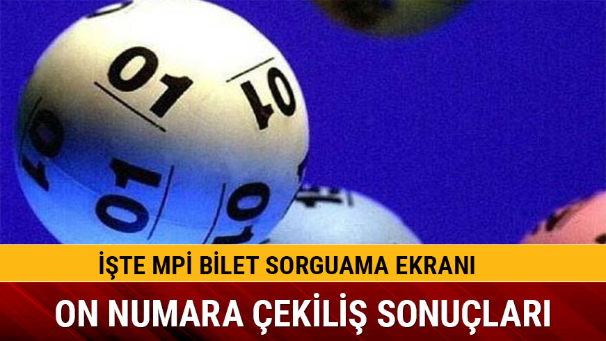 On Numara �ekili� sonu�lar� a��kland� 