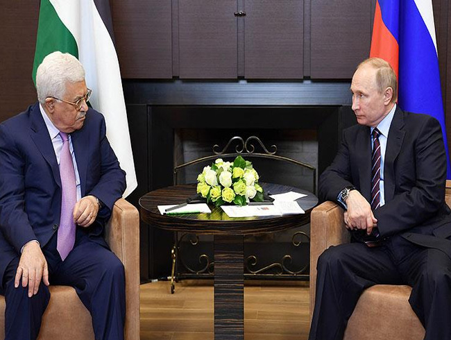 Putin ile Abbas 'Kuds' grt