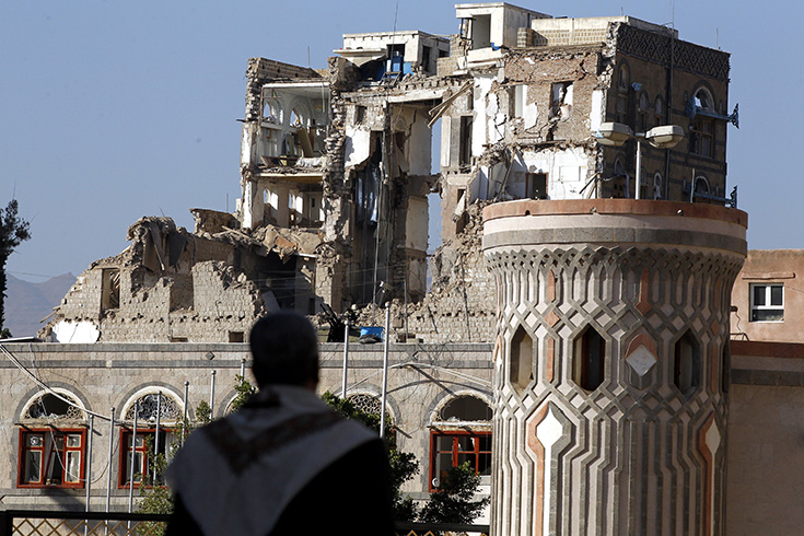 Yemen'de ldrlen eski Cumhurbakan Salih'in yaknlarnn evleri de bombaland