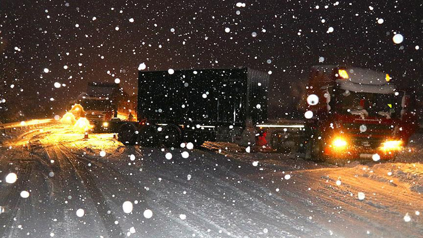 Bolu Da'nda youn kar ya etkili oluyor