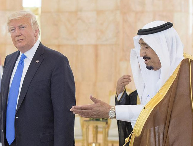 Kral Selman, Trump' Kuds konusunda uyard