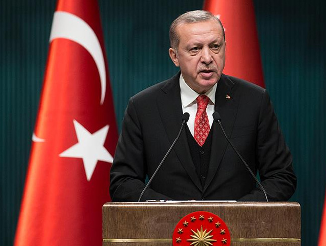 Cumhurbakan Erdoan: Yanl bir adm atmalarn fitilini ateleyecektir