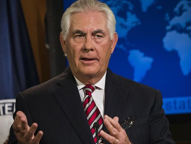 ABD Dileri Bakan Tillerson: Esed'n Suriye'de zm grmelerine katlmasn nemli 