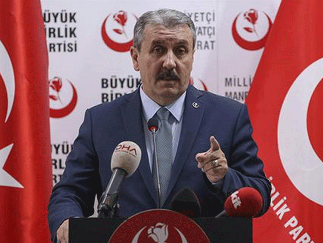BBP Genel Bakan Mustafa Destici: ABD atee benzin dkyor