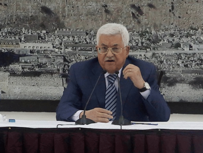 Filistin Devlet Bakan Abbas'dan silahl direni ars