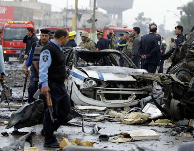Irak'ta polise saldr