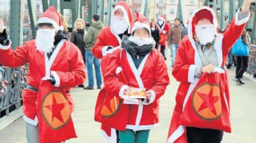 Terr rgt PKK'nn Noel kutlamas!