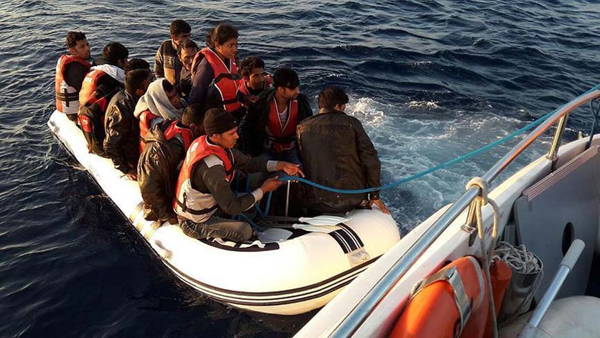 Yasa d Yunanistan adalarna gemeye alanlar yakaland