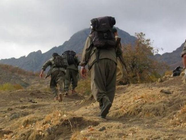 PKKl terrist gizli cephanelii patlatt