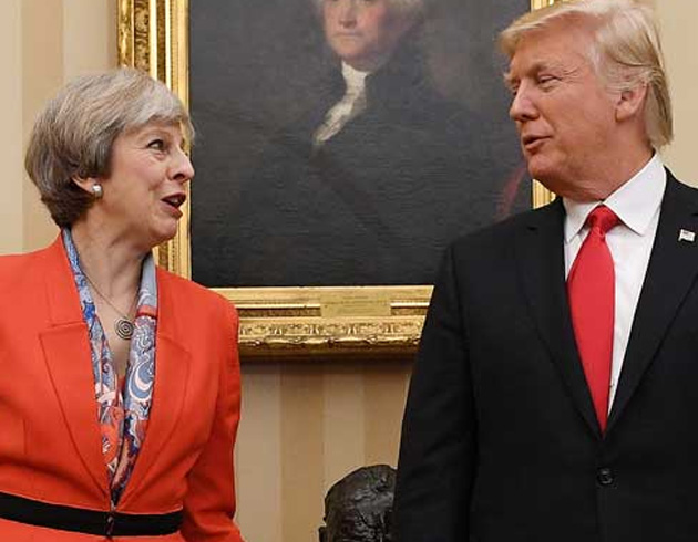 May ile Trump telefonda g�r��t�
