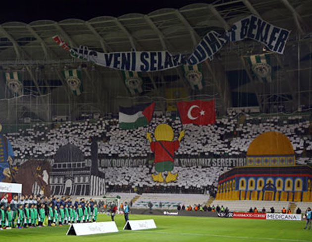 Konya'da Kud�s koreografisi!