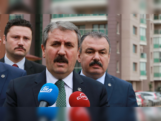 Mustafa Destici AK Parti Genel Merkezinde