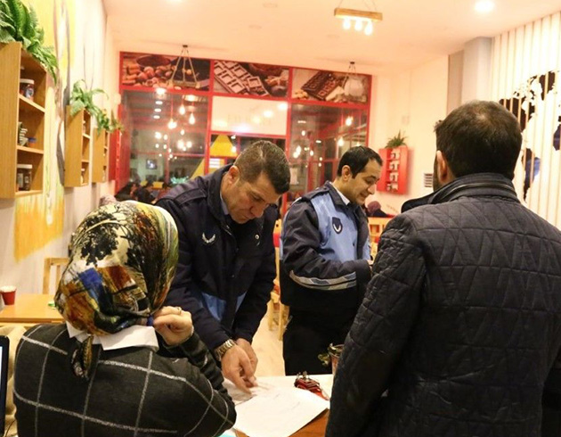 Ad�yaman'da zab�tadan yeni y�l denetimi  