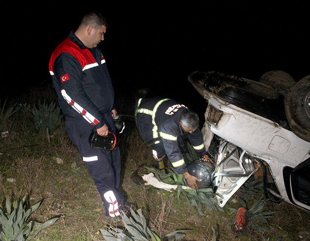 Adana'da otomobil devrildi: 1 yaral�