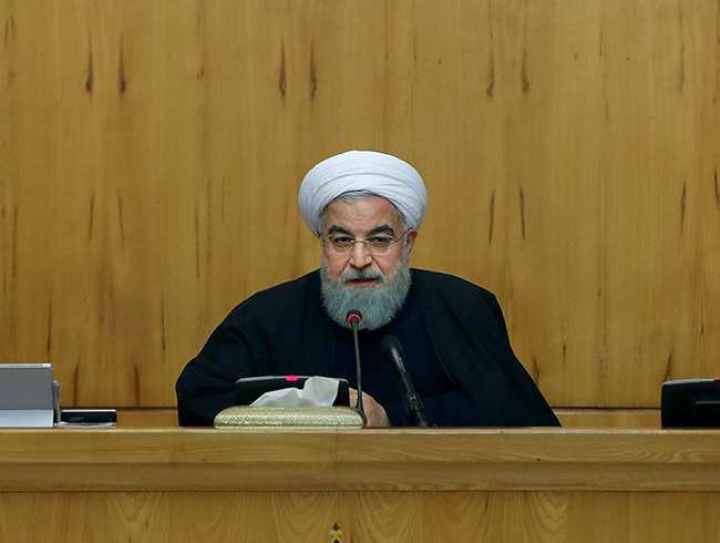 Ruhani: �ran �slam Cumhuriyeti'nin halk� ve yetkilileri gereken cevab� verecek