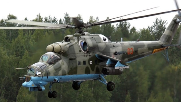 Rus helikopteri Suriye'de dt, 2 pilot hayatn kaybetti