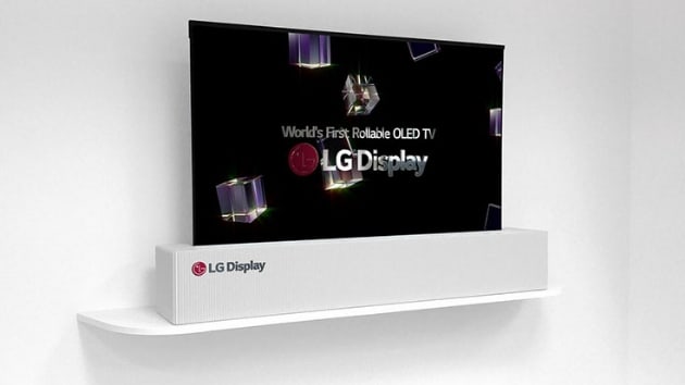 LG Displayin 65 in OLED paneli rulo yaplabiliyor