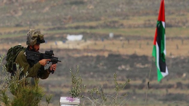 srail ordusu Nablus'ta 4 dnm tarm arazisini tahrip etti