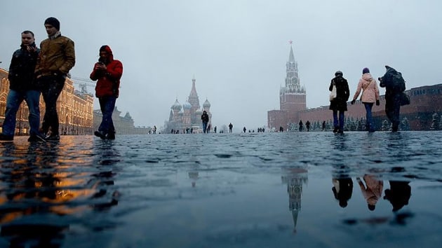 Moskova'da tarihin en 'karanlk' ay yaand
