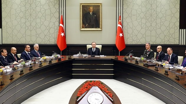 Cumhurbakan Erdoan toplantda ald ac haberi