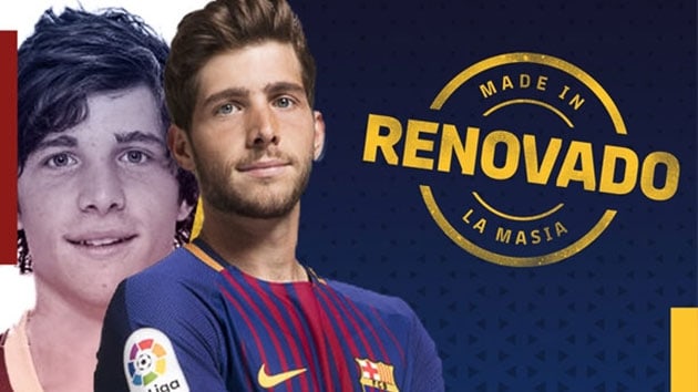 Barcelona Sergi Roberto ile 2022 ylna kadar szleme uzatt