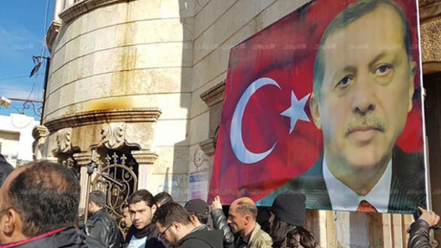 Azez halk terr rgt PKK/PYD'yi protesto etti