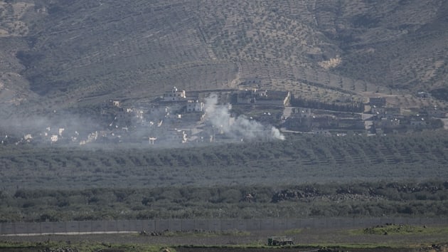 Topu birlikleri, Afrndeki terr rgt PKK/PYD mevzilerini vurdu